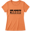 "Baby Look Classic - Vida Adulta: Nota 1" Blusa Baby Look