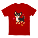 "Chihuahua pelo longo" Camiseta Básica Unissex
