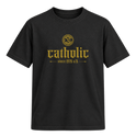 "F&C Custom ESC Catholic Since 1976 A.D." Camiseta Regular Suedine