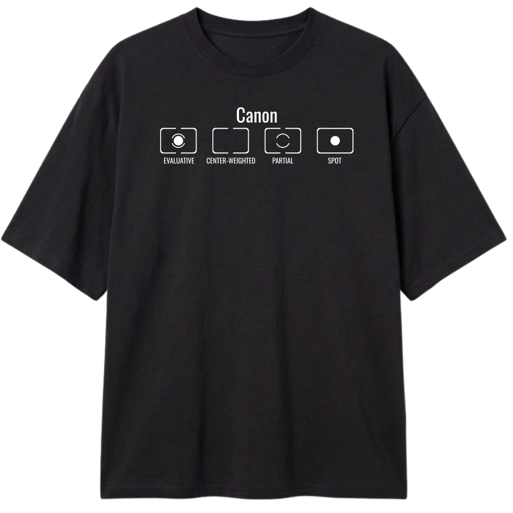 "Fotômetro Canon" Camiseta Oversized Classic