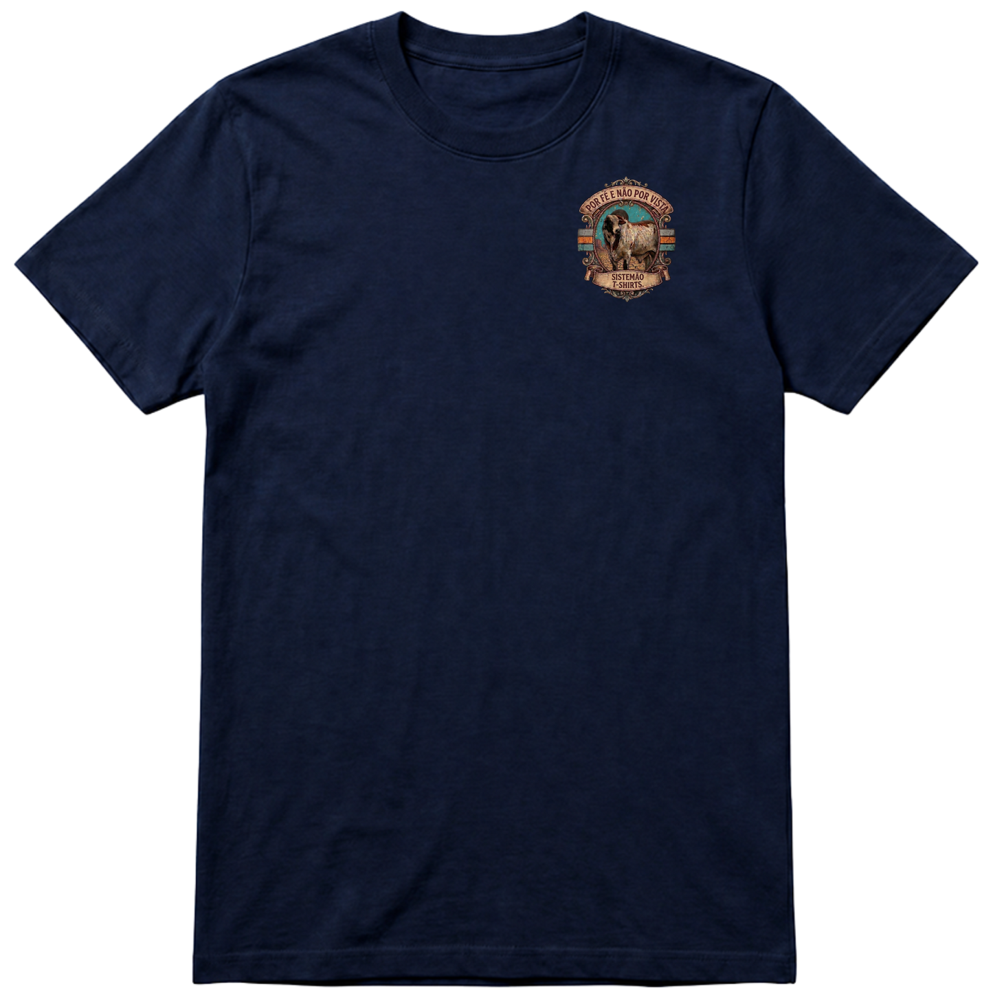 "Estampa POR FÉ" Camiseta Premium Unissex Bunker Studios