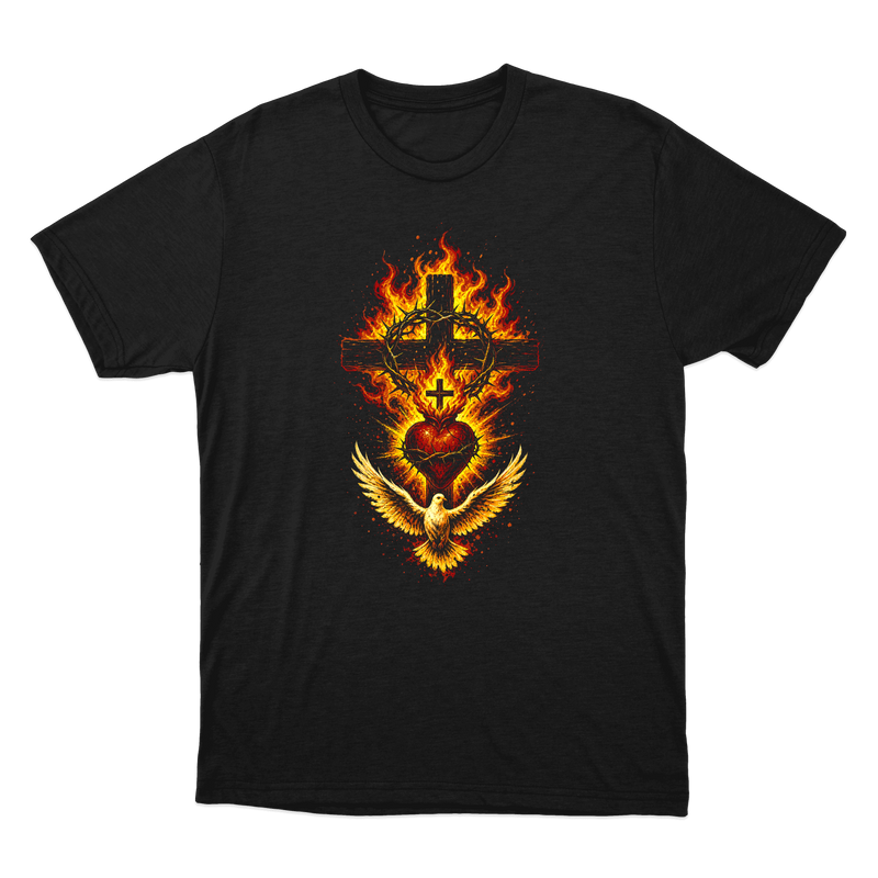 "Sagrado Coração de Jesus" Camiseta regular básica
