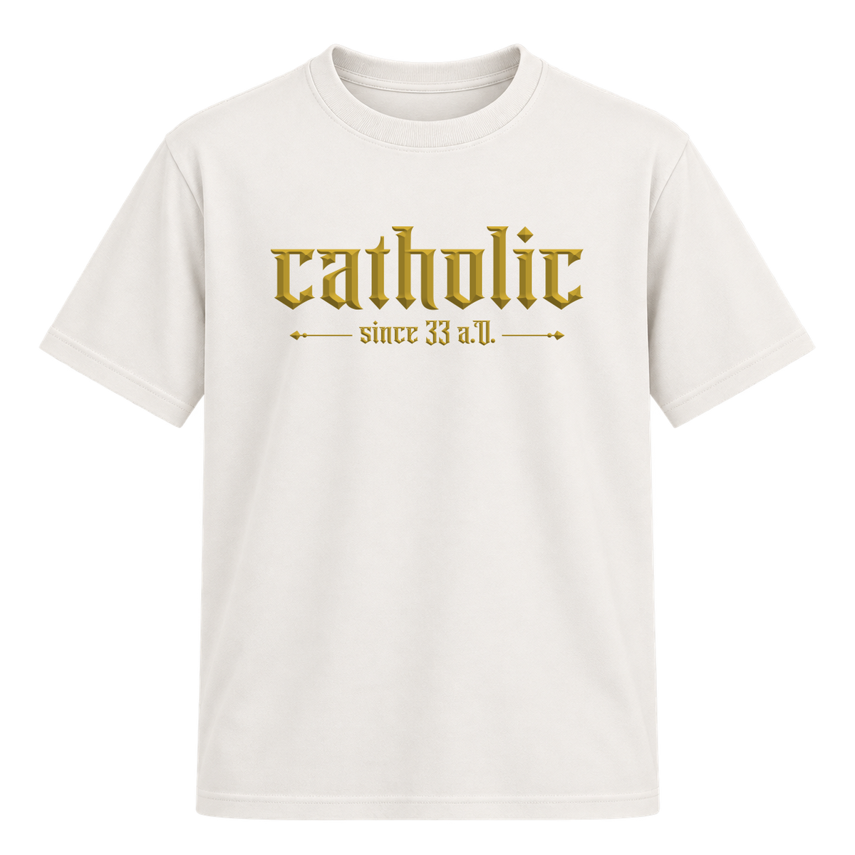 "Cristã Católica Catholic EC00" Camiseta Regular Suedine