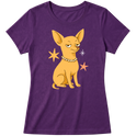"Chihuahua de pelo curto" Blusa Baby Look