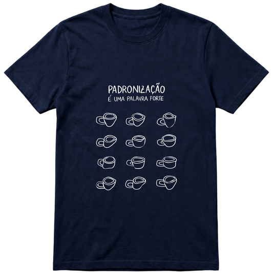 "padronização" Camiseta Básica Unissex