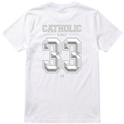 "F&C Catholic Since 33 AD" Camiseta Premium Unissex Bunker Studios