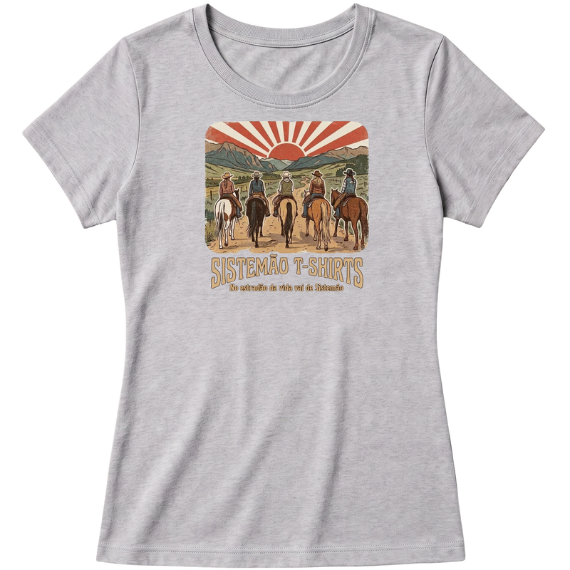 "Estampa/AMAZONAS" Blusa Baby Look