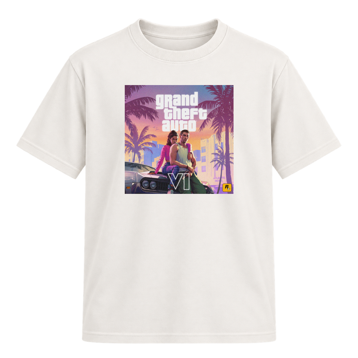 "VI.CE CITY THEMES" Camiseta Regular Suedine