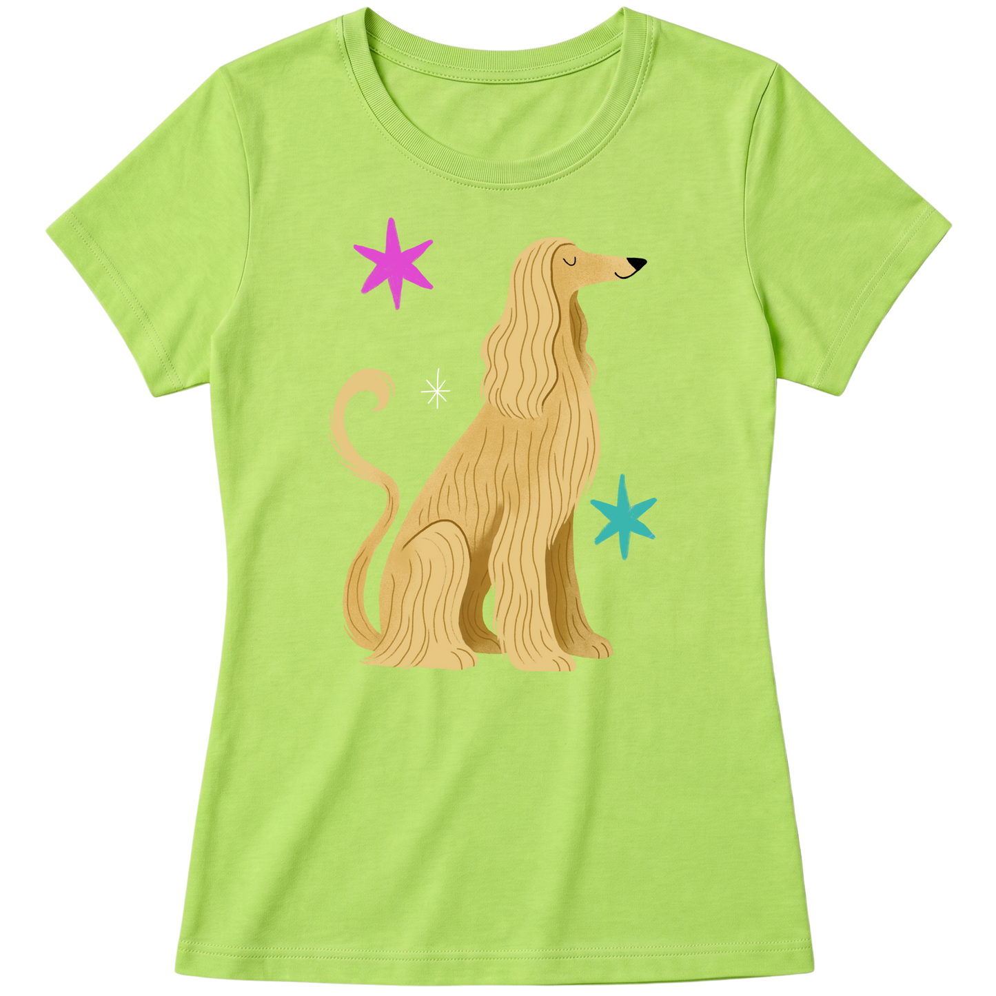 "Galgo Afegão" Blusa Baby Look
