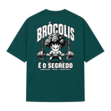 "Oversized Suedine 220g - Brócolis" Camiseta Oversized Suedine 220g