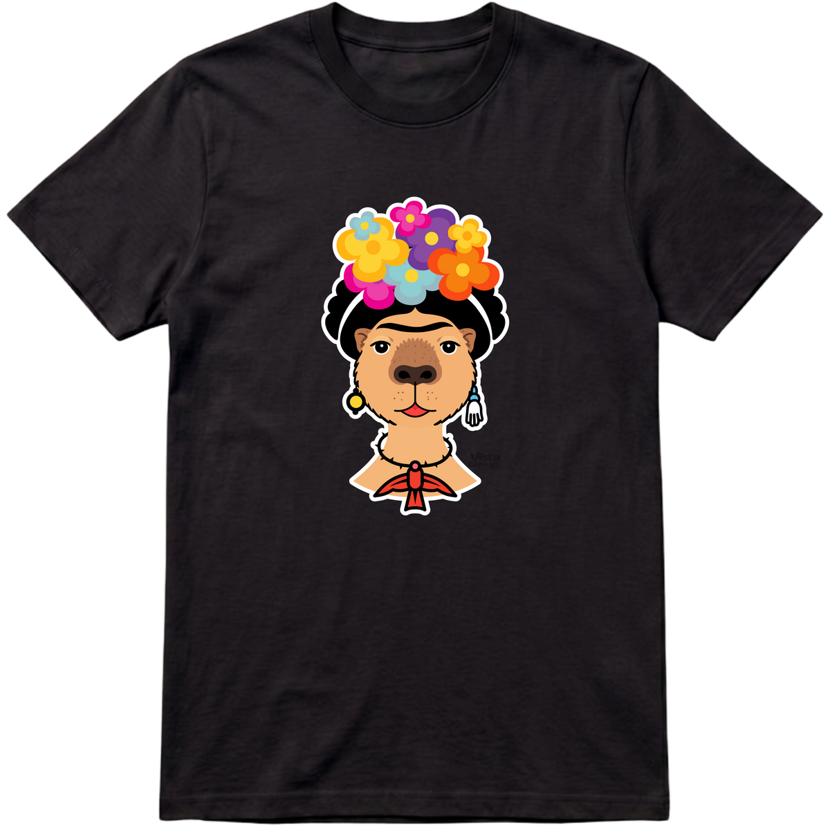 "Frida Kapivara" Camiseta Premium Unissex
