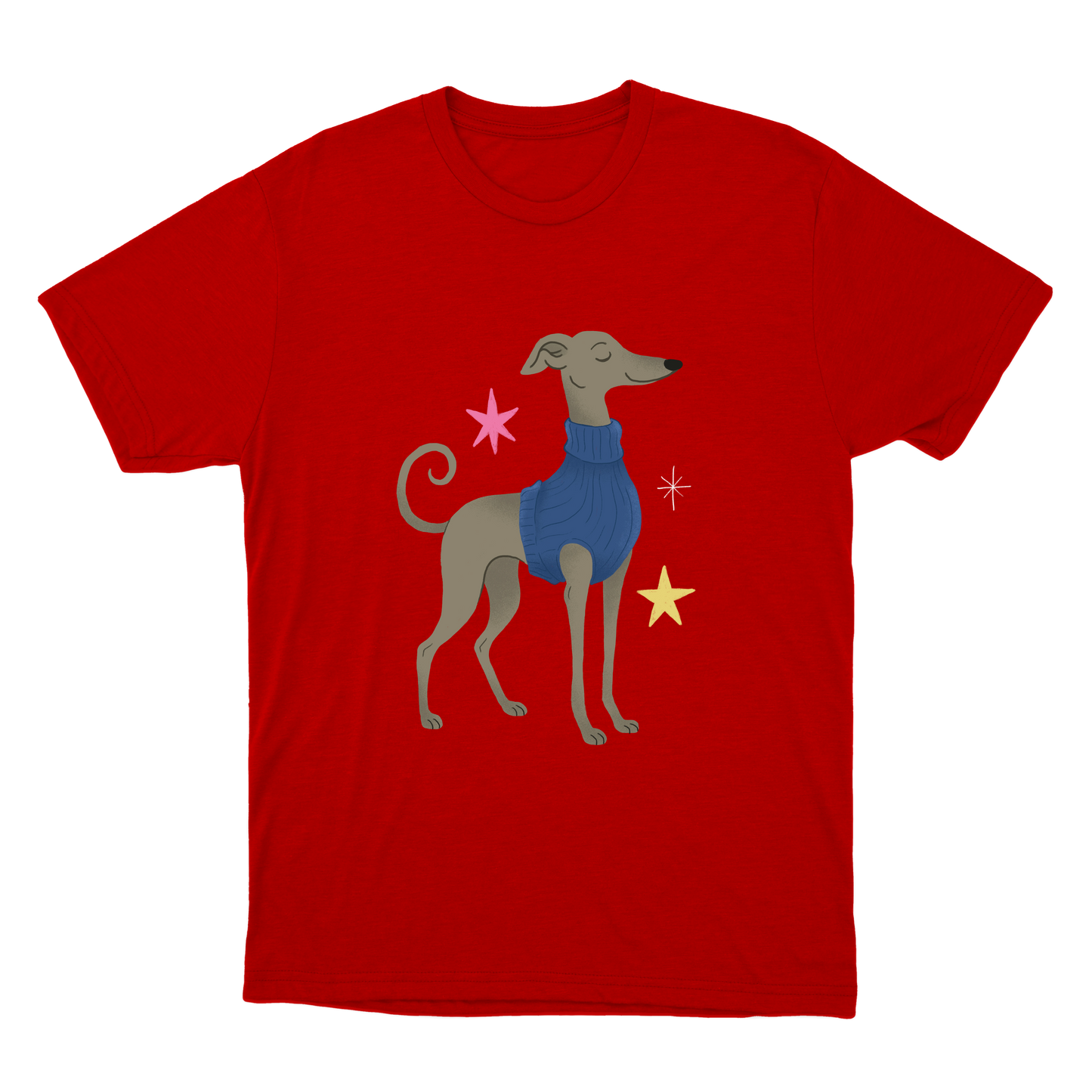 "Galgo italiano" Camiseta Básica Unissex