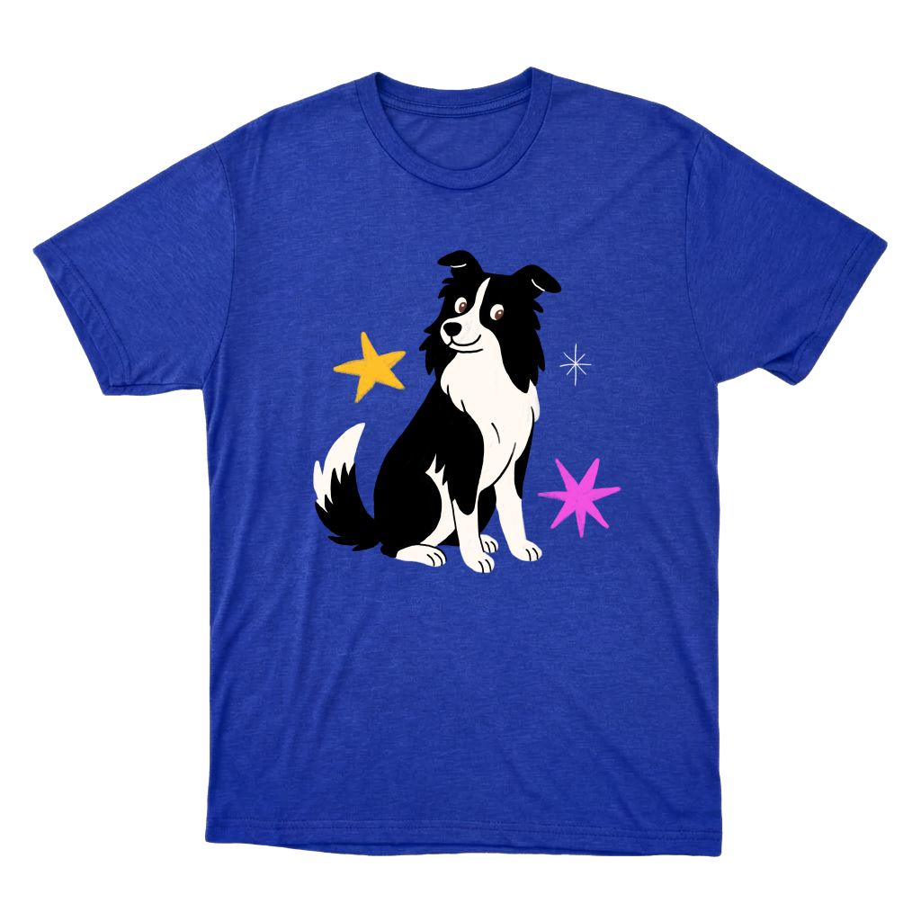 "Border Collie" Camiseta Básica Unissex