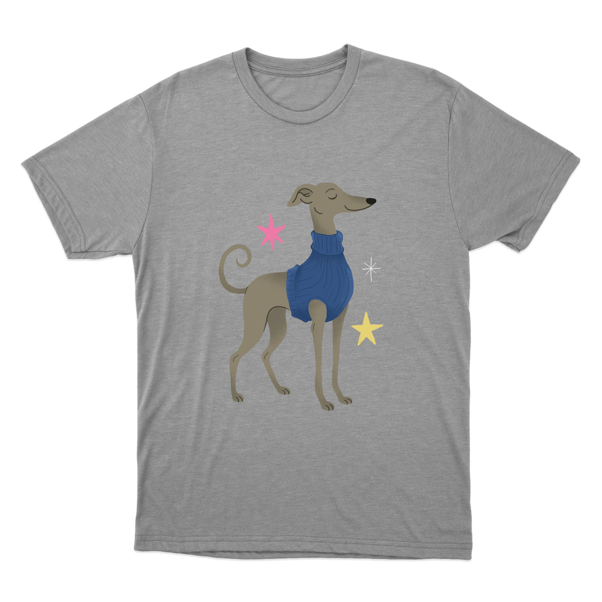 "Galgo italiano" Camiseta Básica Unissex