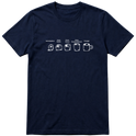 "evolução" Camiseta Básica Unissex