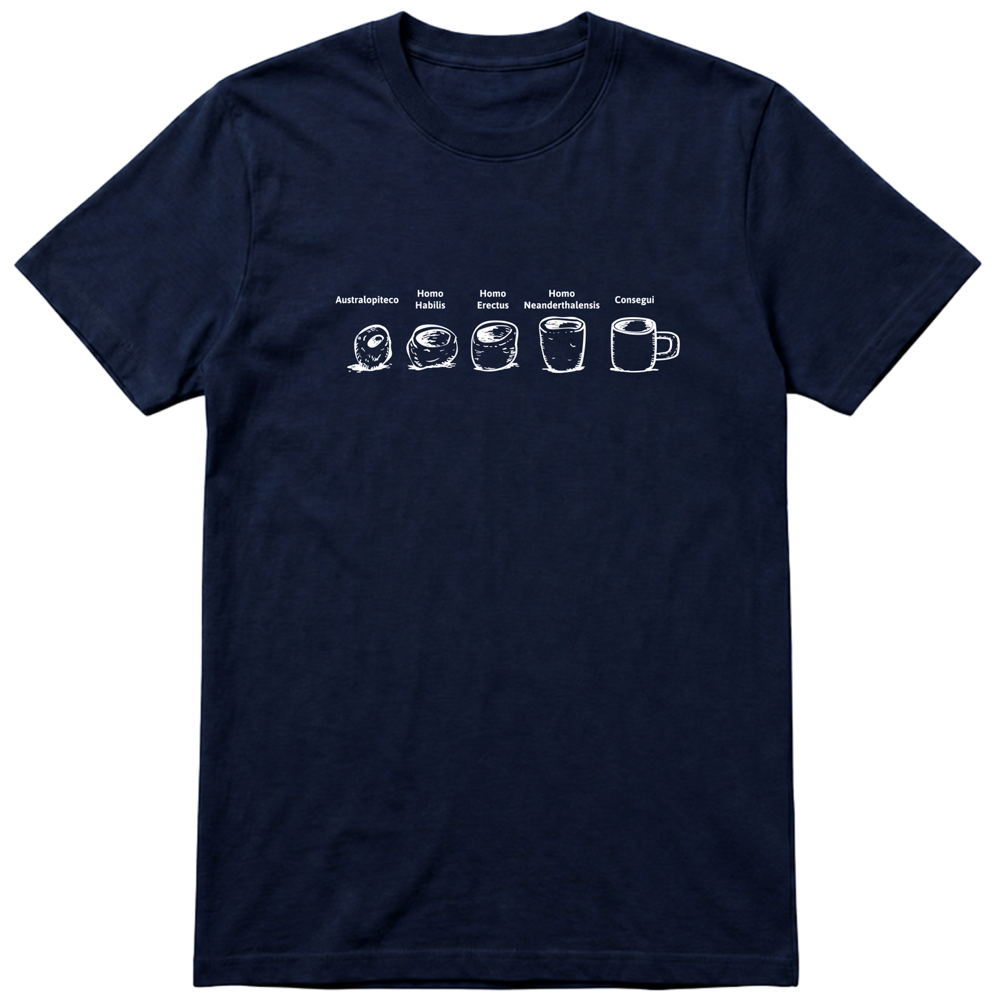 "evolução" Camiseta Básica Unissex