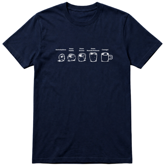 "evolução" Camiseta Básica Unissex