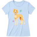 "Saluki" Blusa Baby Look