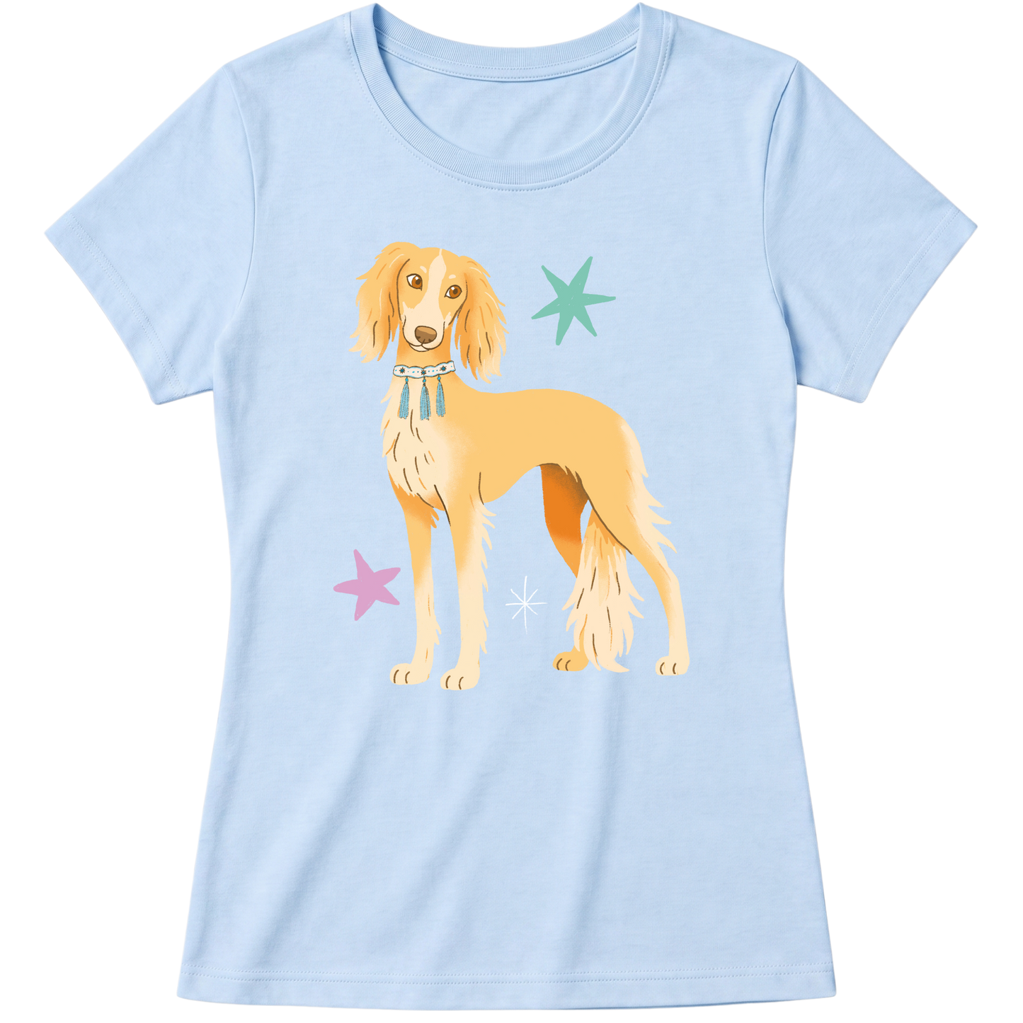 "Saluki" Blusa Baby Look