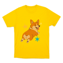 "corgi" Camiseta Básica Unissex