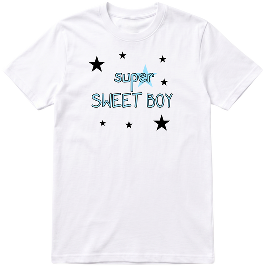 "Super Sweet Boy" Camiseta regular básica