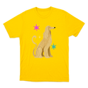 "Galgo afegão" Camiseta Básica Unissex