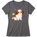 "Shih-tzu" Blusa Baby Look