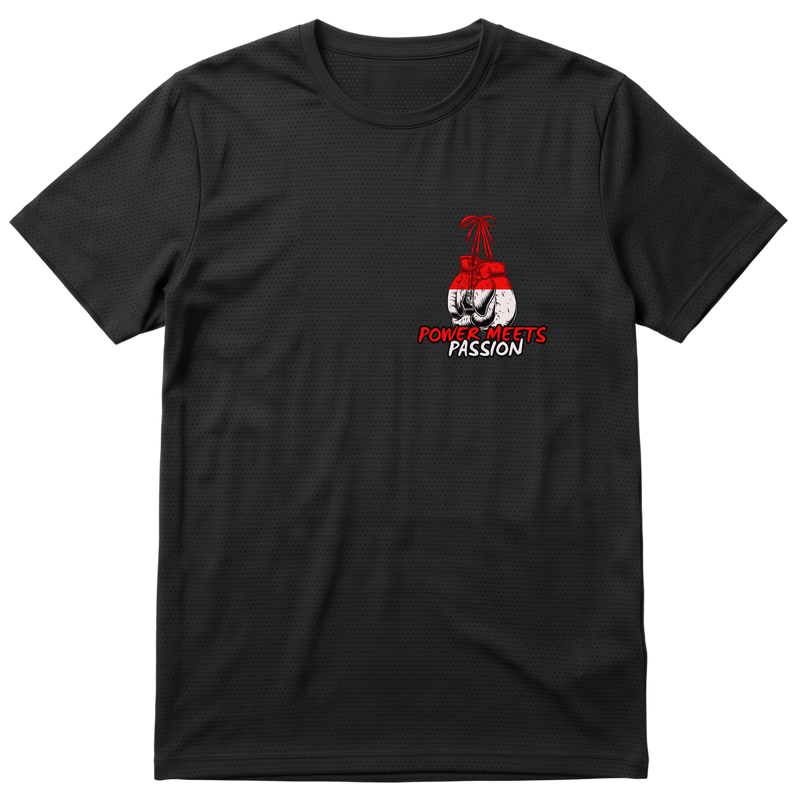 "Camiseta oversized estampa de boxe" Camiseta Regular Poliamida UV