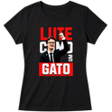 "Cortez Lute Como um Gato Babylook" Blusa Baby Look