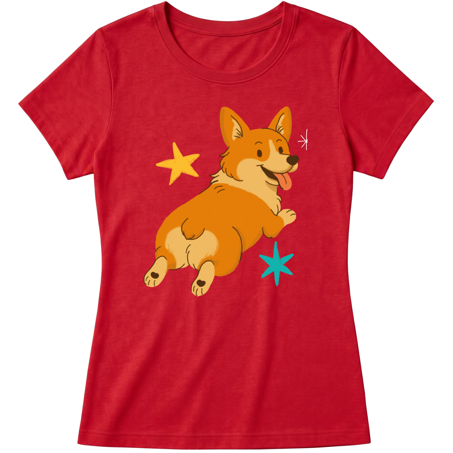 "Corgi" Blusa Baby Look