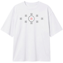"Ponto focal Branca/Off-White" Camiseta Oversized Classic