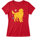 "Golden retrivier" Blusa Baby Look