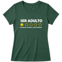 "Baby Look Classic - Vida Adulta: Nota 1" Blusa Baby Look