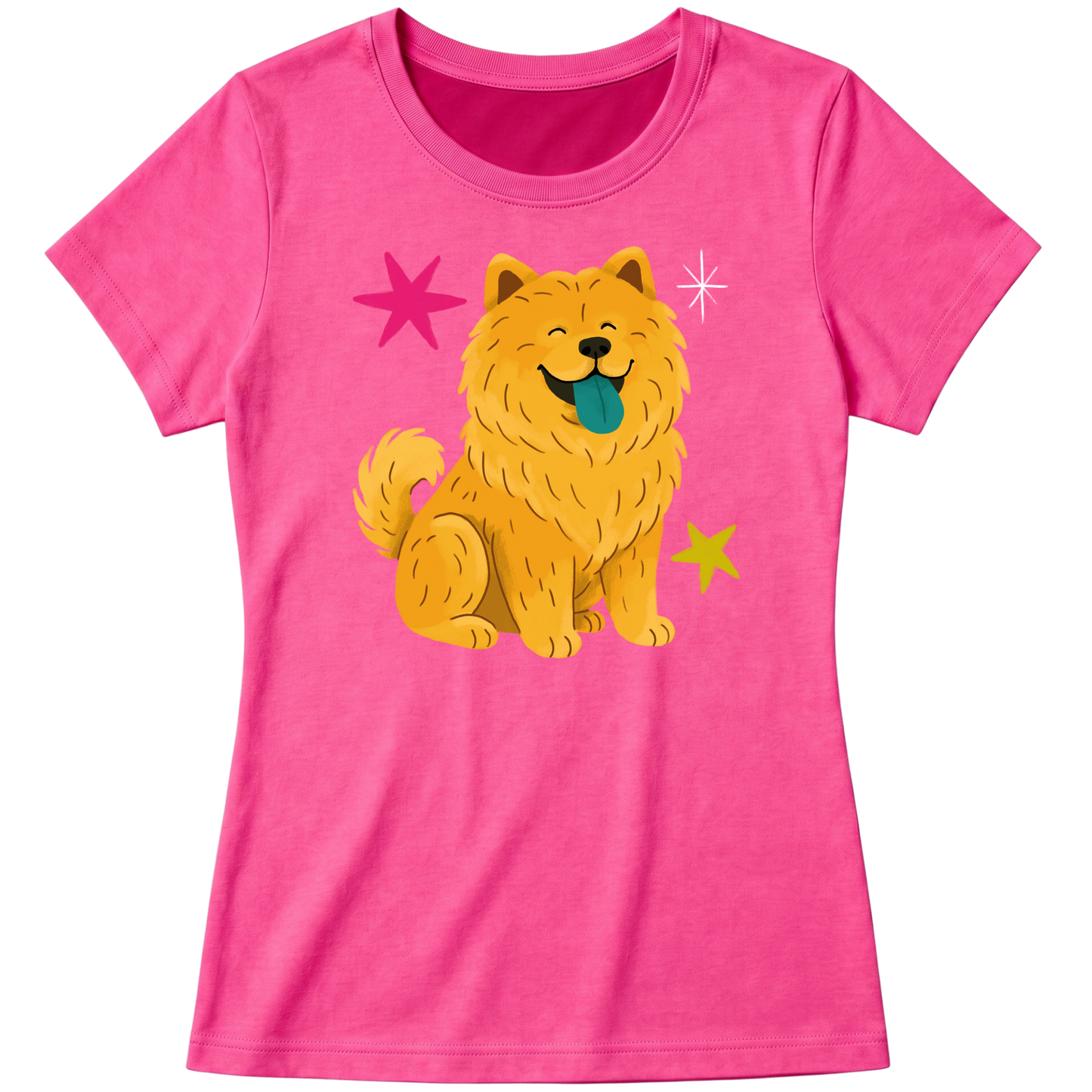 "Chow chow" Blusa Baby Look