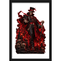 ""Exu Caveira" Full Art - Quadro tradicional" Quadro tradicional sem vidro acrílico