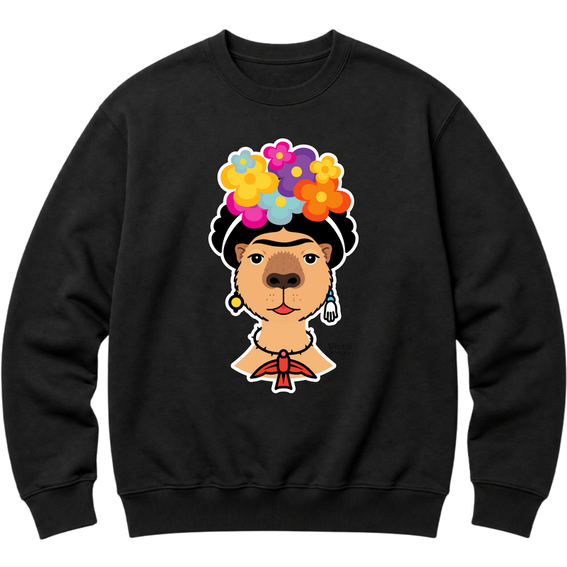"Frida Kahpivara DTF" Blusão Moletom