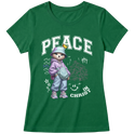 "Produto #009 Baby look PEACE IN CHRIST" Blusa Baby Look