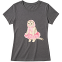"Baby Look Pinky Kitty" Blusa Baby Look