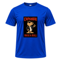 "Capivara Rock & Roll  DTG" Camiseta Dryfit Masculina Basic
