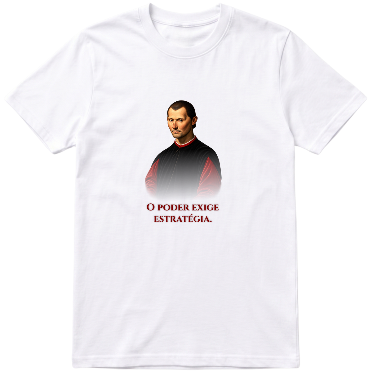 "MAQUIAVEL — CÓDIGO DO PODER" Camiseta Premium Unissex Bunker Studios
