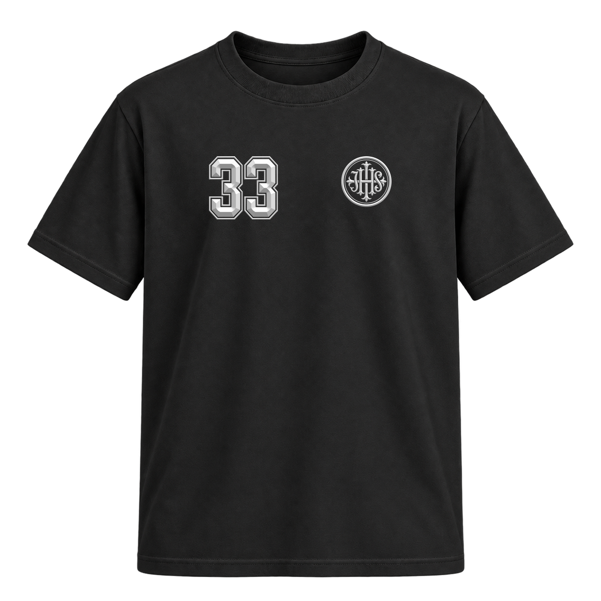 "Catholic Since 33 AD" Camiseta Regular Suedine