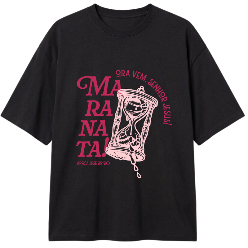 "Camiseta Oversized - Maranata | Vértice" Camiseta Oversized Classic