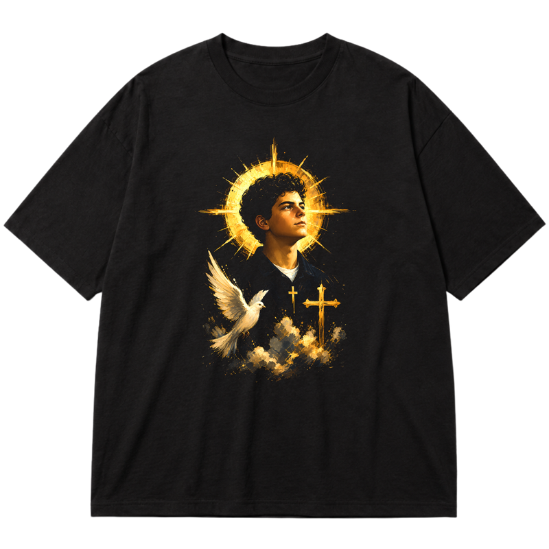 "São Carlo Acutis" Oversized Premium 96% algodão 4% Elastano