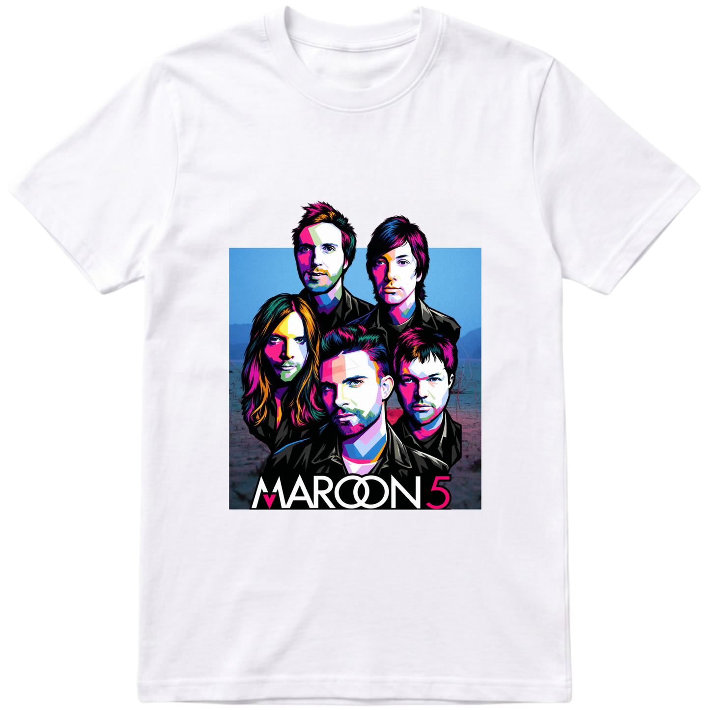 "Maroon 5 - Colors" Camiseta Premium Unissex