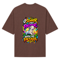 "Camiseta Oversized Cristã Salmo 23:1 | DÓKAH" Camiseta Oversized Suedine 220g