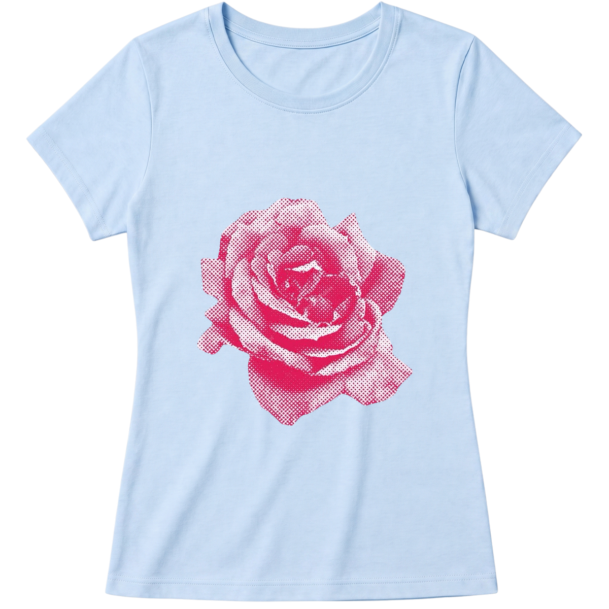 "Baby Look Pinky Rose" Blusa Baby Look