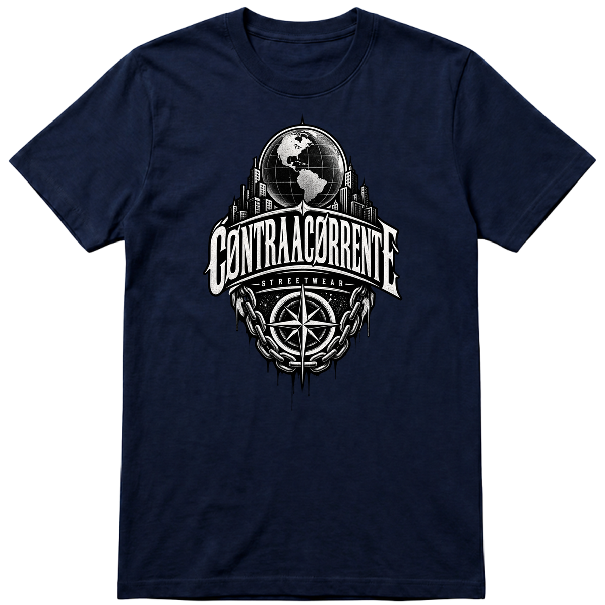 "Camiseta Classic #007 - CØNTRAACØRRENTE" Camiseta regular básica