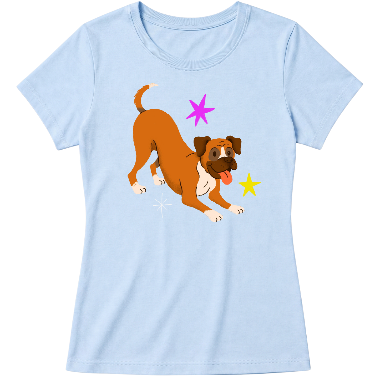 "Boxer" Blusa Baby Look