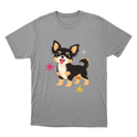 "Chihuahua pelo longo" Camiseta Básica Unissex