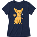 "Chihuahua de pelo curto" Blusa Baby Look